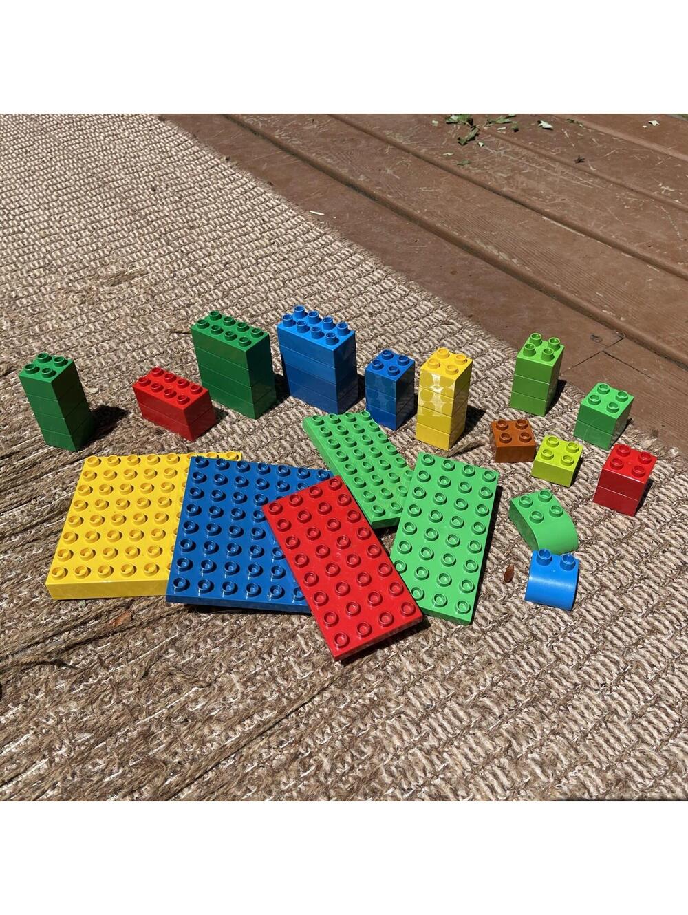 Lego Duplo Mega Blocks Lot Of 37
